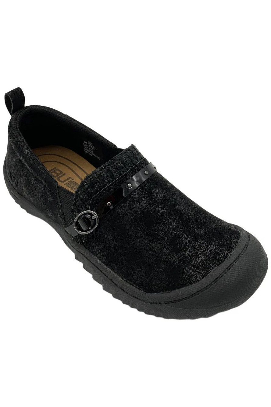 JBU Women's Mavis Casual Slip-On Shoe Black - Wide